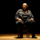 Dael Orlandersmith performing her work, Black n Blue Boys/Broken Men
